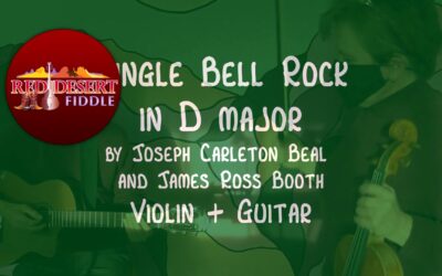 Jingle Bell Rock in D Major (Violin and Guitar)