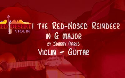 Rudolph the Red-Nosed Reindeer in G Major, by Johnny Marks (Violin and Guitar)